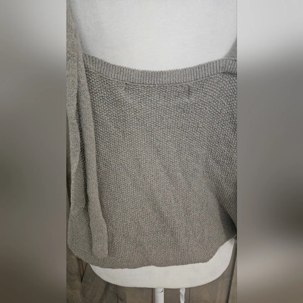 Free People Beach Keiran Tie Back Sweater Tank Top XS NWOT Phantom Gray